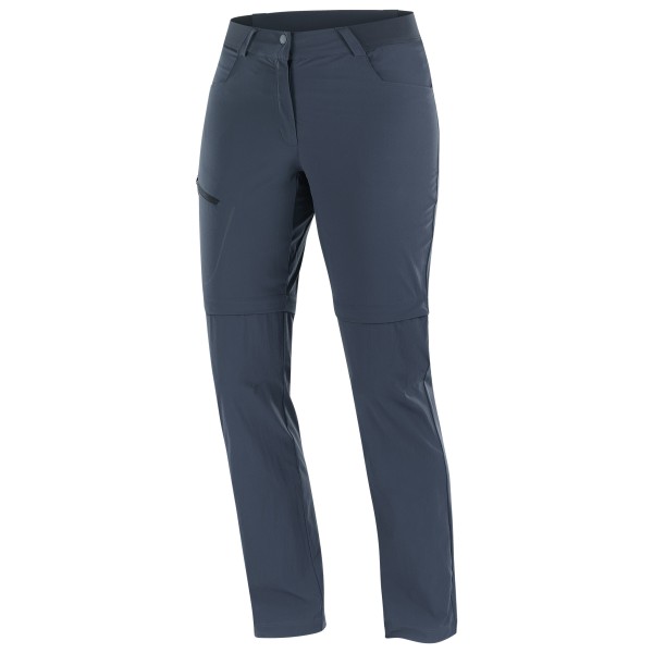 Salomon - Women's Wayfarer Zip Off Pants - Zip-Off-Hose Gr 42 blau von Salomon