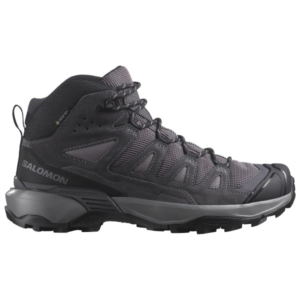 Salomon - Women's X Ultra 360 Leather Mid GORE-TEX - Wanderschuhe Gr 5 grau/schwarz von Salomon