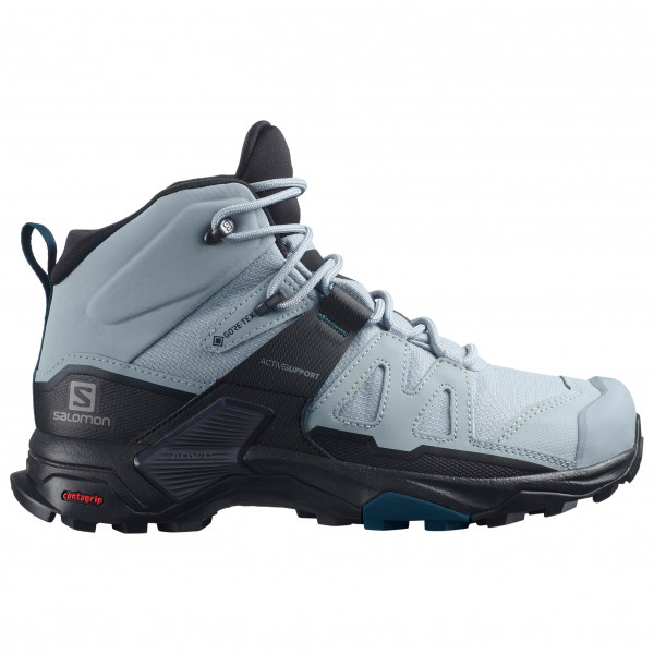 Salomon - Women's X Ultra 4 Mid Wide GTX - Wanderschuhe Gr 5 grau/schwarz von Salomon