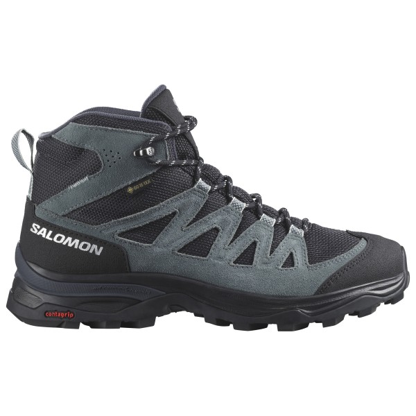 Salomon - Women's X Ward Leather Mid GTX - Wanderschuhe Gr 6 grau/schwarz von Salomon