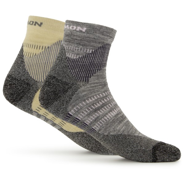 Salomon - X Ultra Access Quarter 2-Pack - Wandersocken Gr 36-38;39-41;42-44;45-47 grau;schwarz Salomon - X Ultra Access Quarter 2-Pack - Wandersocken Gr 36-38;39-41;42-44;45-47 grau;schwarz von Salomon