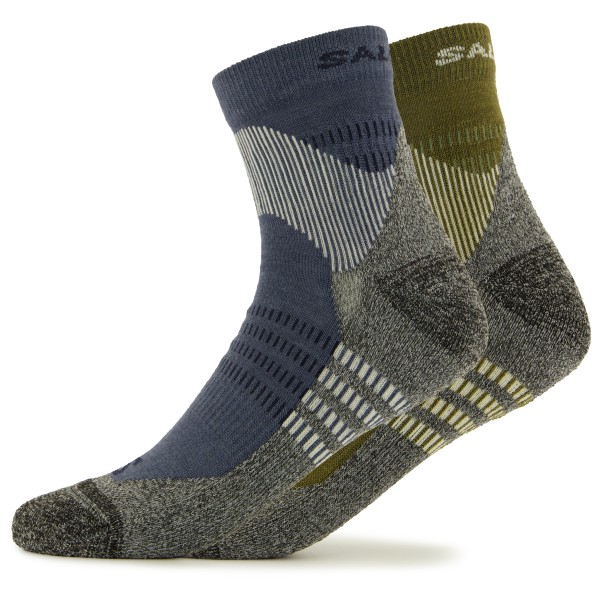 Salomon - X Ultra Access Quarter 2-Pack - Wandersocken Gr 36-38 grau von Salomon