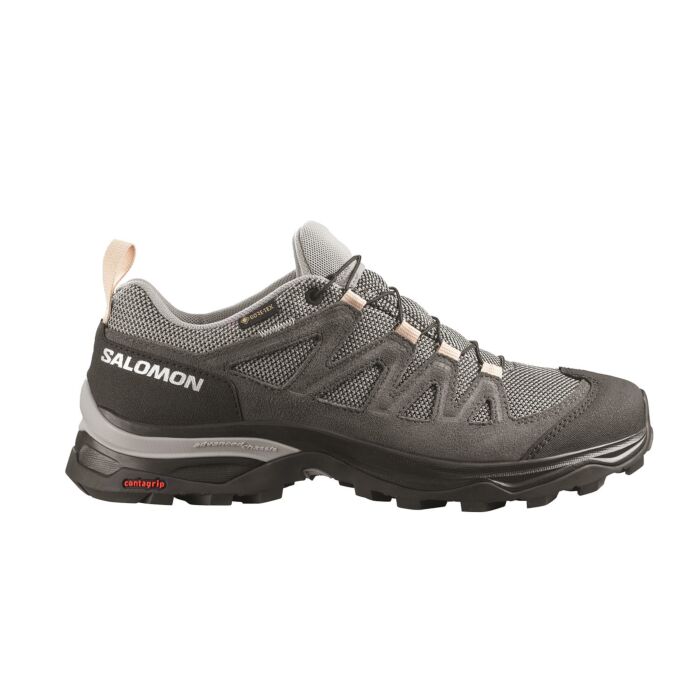 Salomon X Ward Leather GTX Outdoor- und Wanderschuh für Damen grau, 36 von Salomon