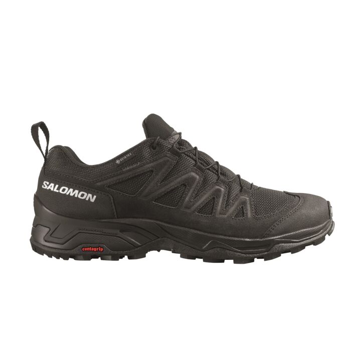 Salomon X Ward Leather GTX Outdoor- und Wanderschuh für Herren schwarz, 46.5 von Salomon