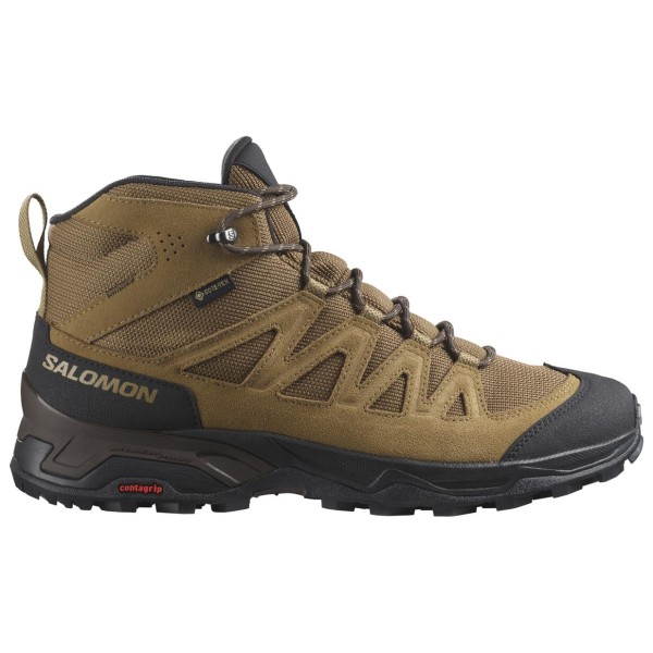 Salomon - X Ward Leather Mid GTX - Wanderschuhe Gr 11 braun von Salomon