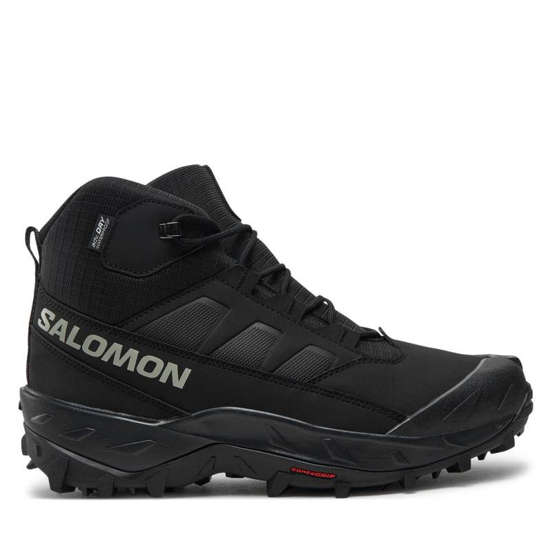 Trekkingschuhe Salomon Crosstrak Waterproof L47570200 Schwarz von Salomon