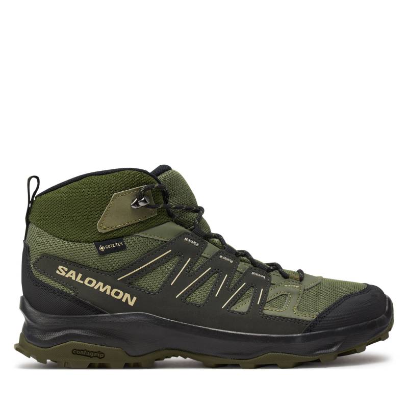 Trekkingschuhe Salomon Grivola Mid Gore-Tex L47606400 Grün von Salomon