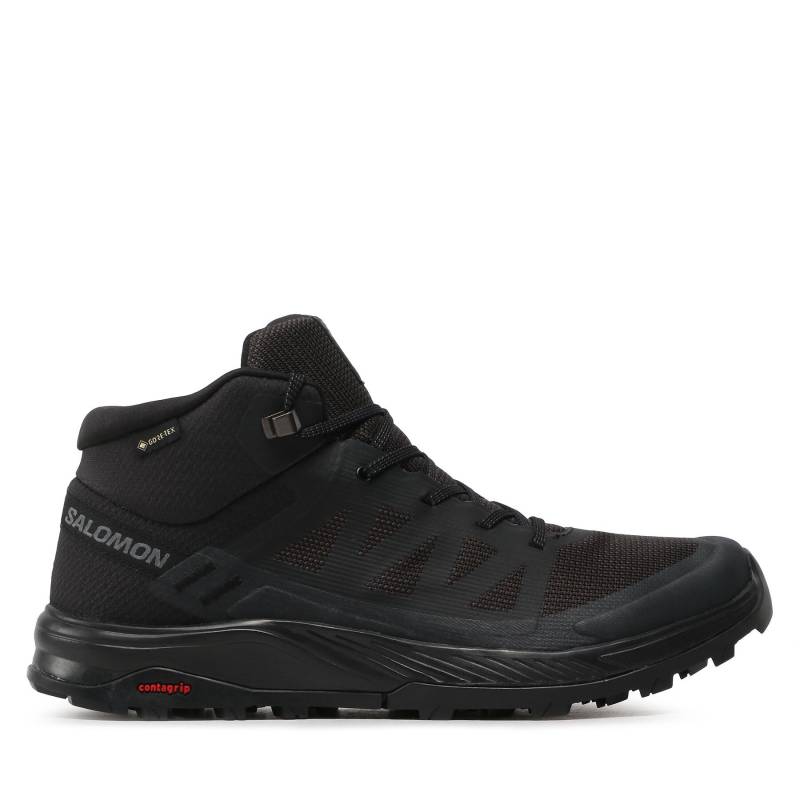 Trekkingschuhe Salomon Outrise Mid Gtx L47143500 Schwarz von Salomon