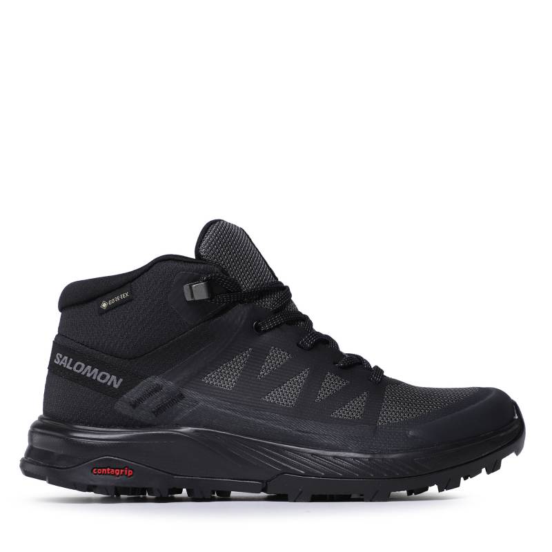 Trekkingschuhe Salomon Outrise Mid Gtx W L47160500 Schwarz von Salomon