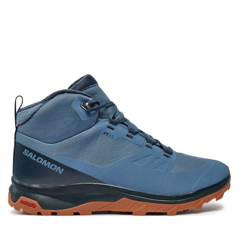 Trekkingschuhe Salomon Outsnap Cswp L47289800 Blau von Salomon