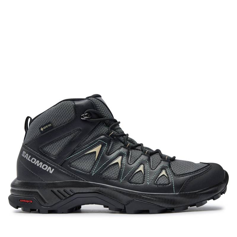 Trekkingschuhe Salomon X Braze Mid Gore-Tex L47430500 Schwarz von Salomon