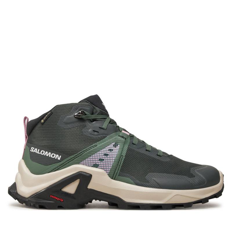 Trekkingschuhe Salomon X Raise Mid Gore-Tex L47458100 Grün von Salomon