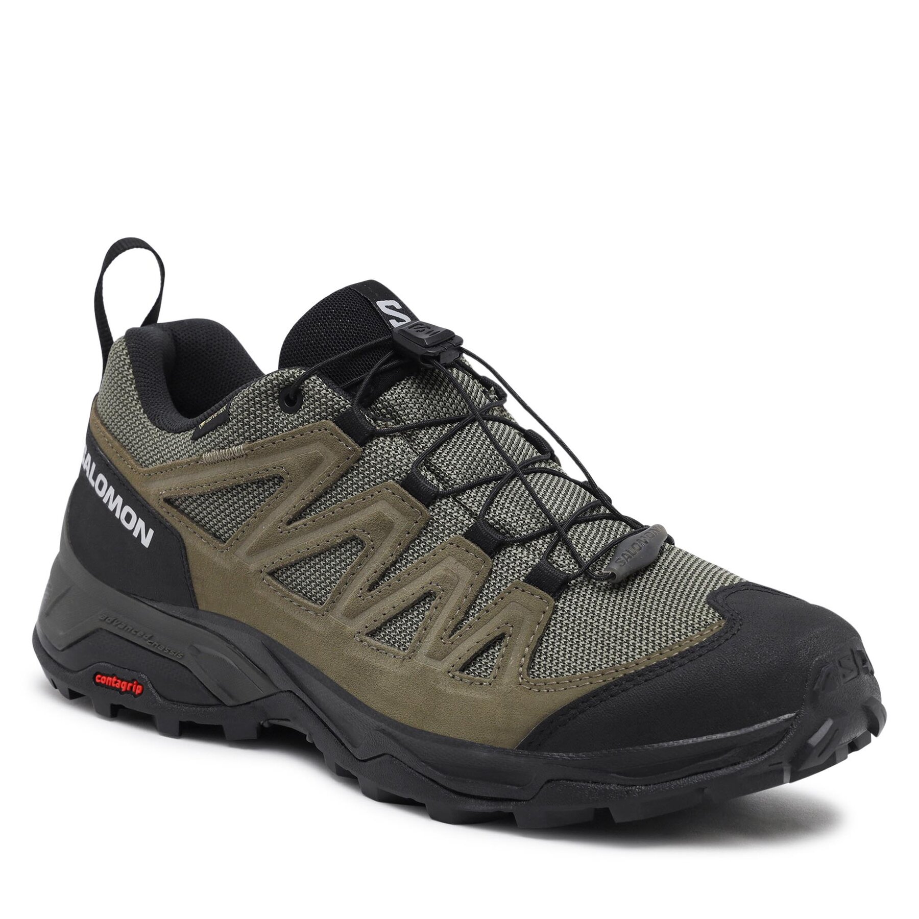 Trekkingschuhe Salomon X Ward Leather GORE-TEX L47182200 Grün von Salomon