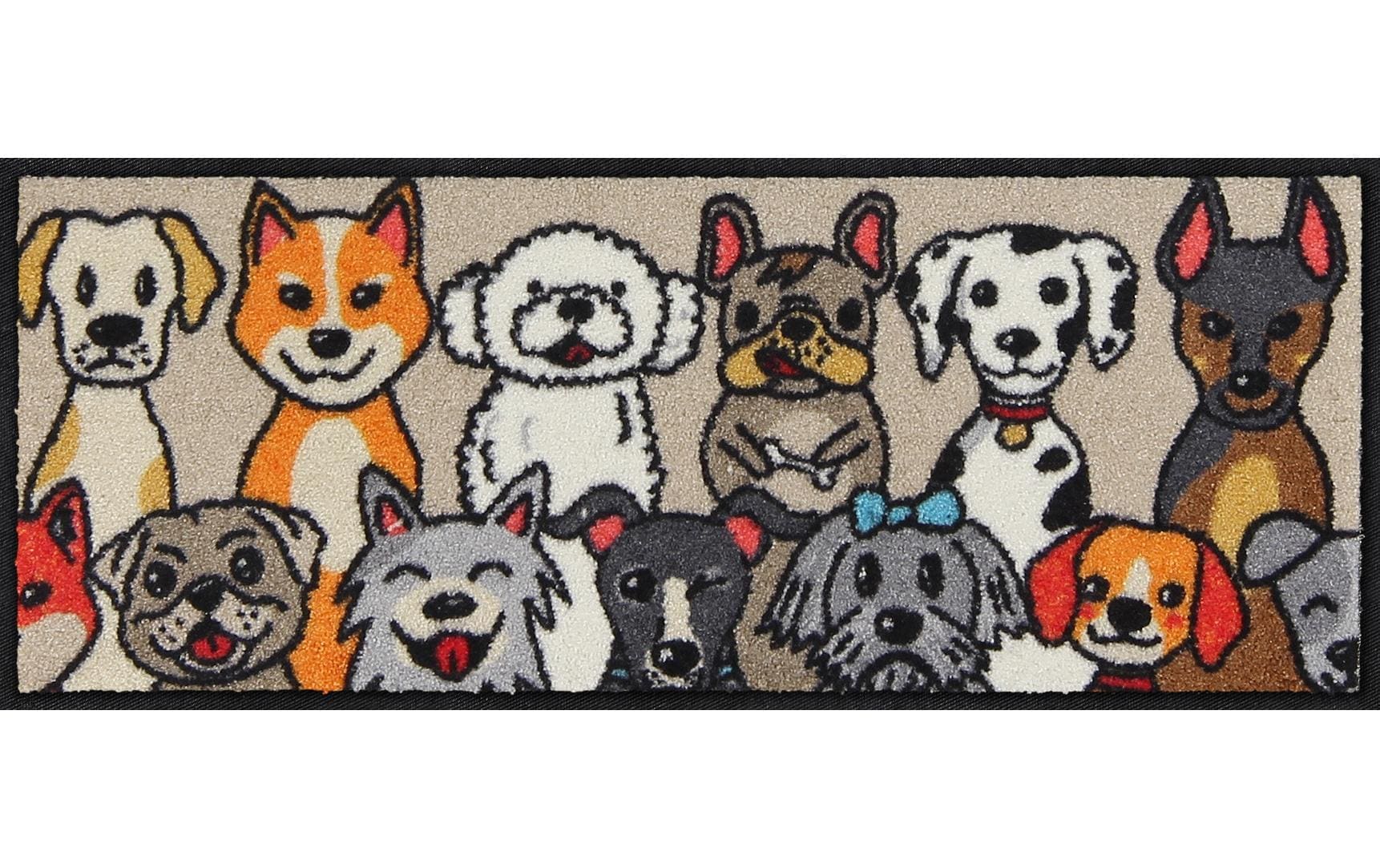 Salonloewe Fussmatte »Dog People 30 cm x 75 cm« von Salonloewe