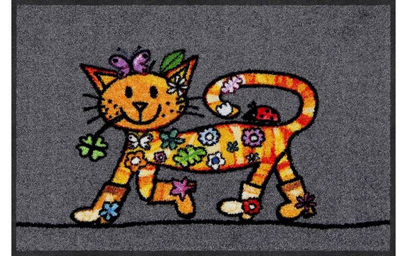 Salonloewe Fussmatte »Funky Cat 50 cm x 75 cm« von Salonloewe