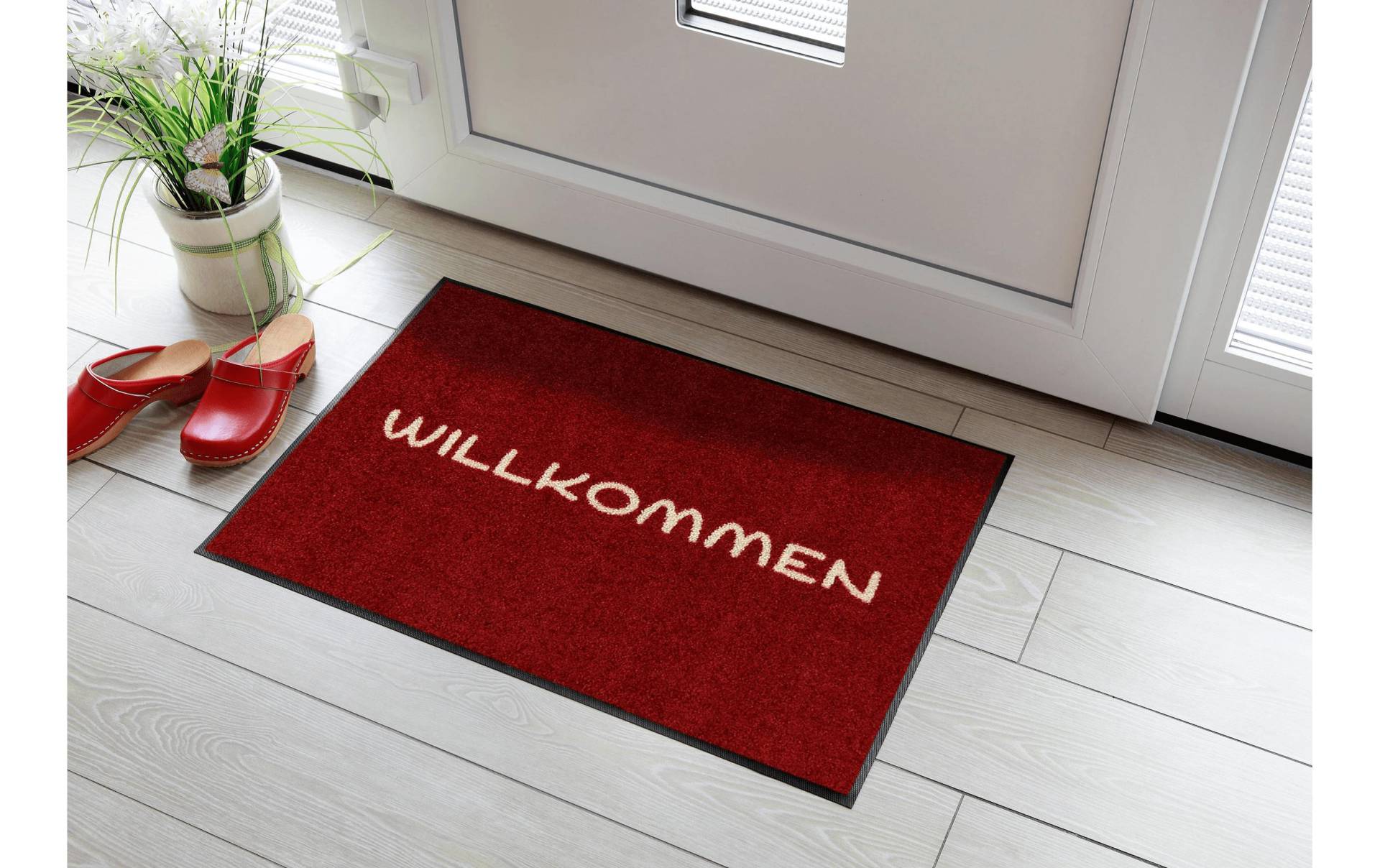 Salonloewe Fussmatte »Willkommen 50 cm x 75 cm« von Salonloewe