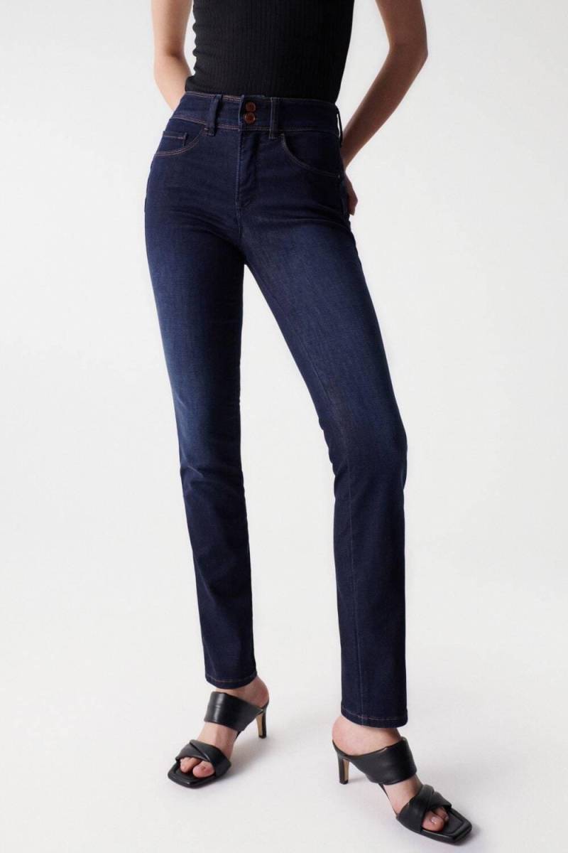 Jeans Secret Slim Damen Blau L30/W28 von Salsa