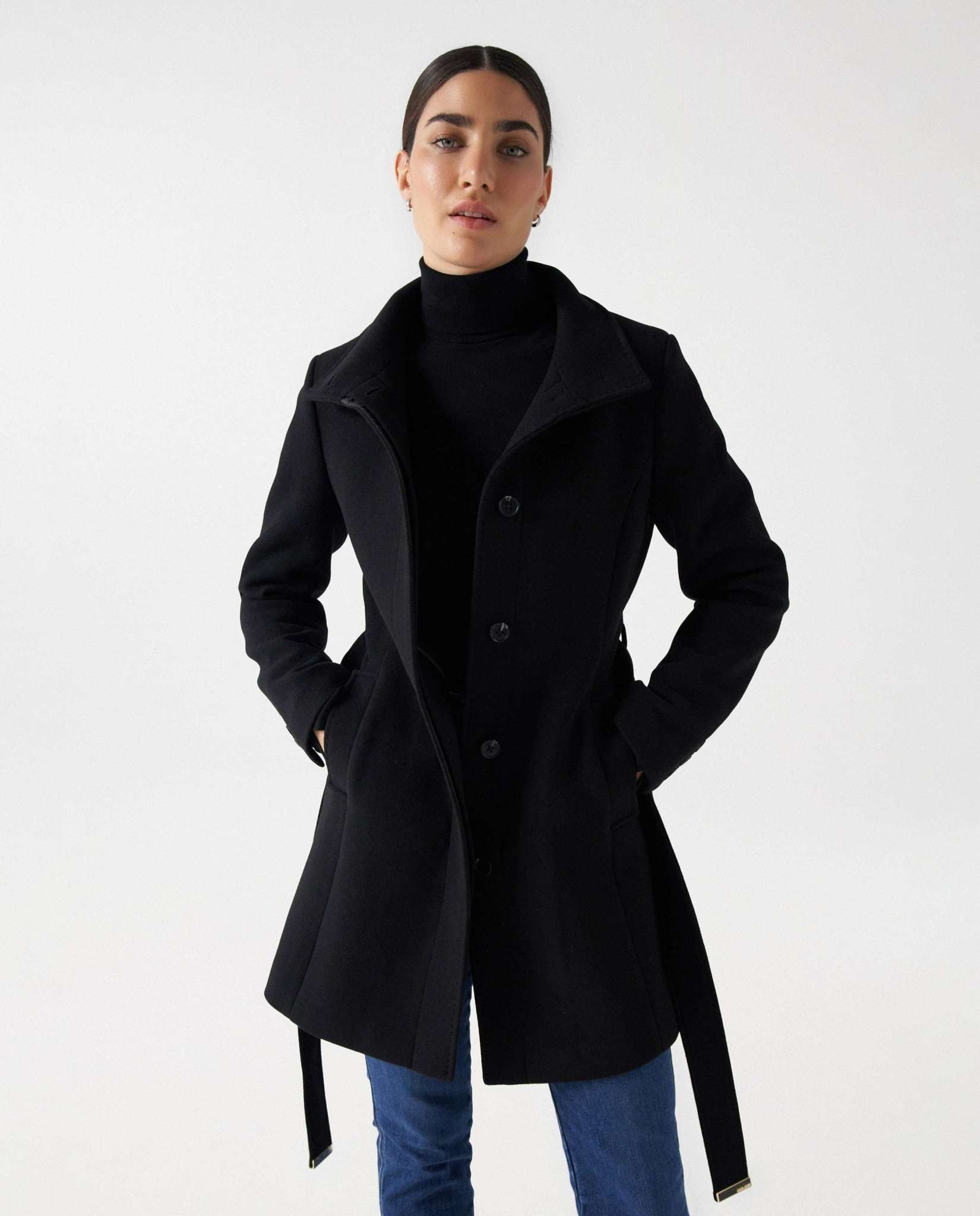 Salsa Blusenjacke »Jacken Basic Wool Coat« von Salsa