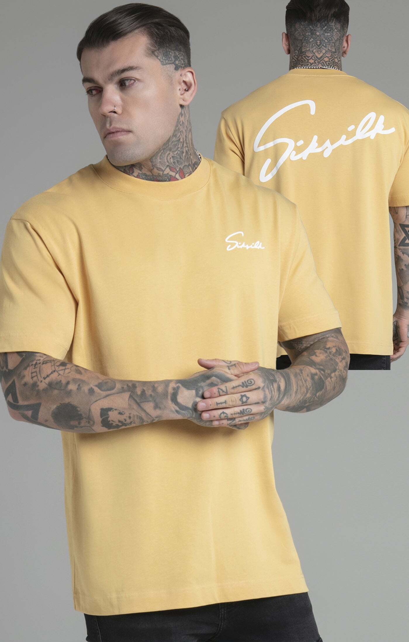 Salsa T-Shirt »Siksilk T-Shirts Script T-Shirt« von Salsa