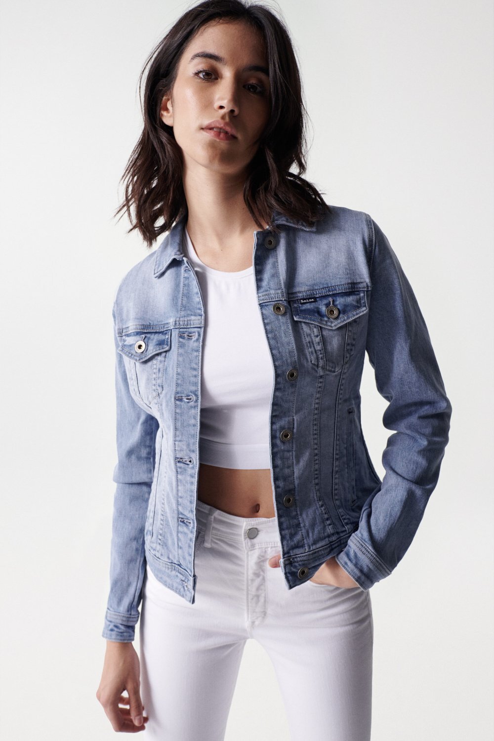 Salsa Jeansjacke »JeansjackenDenimTruckerJacket« von Salsa