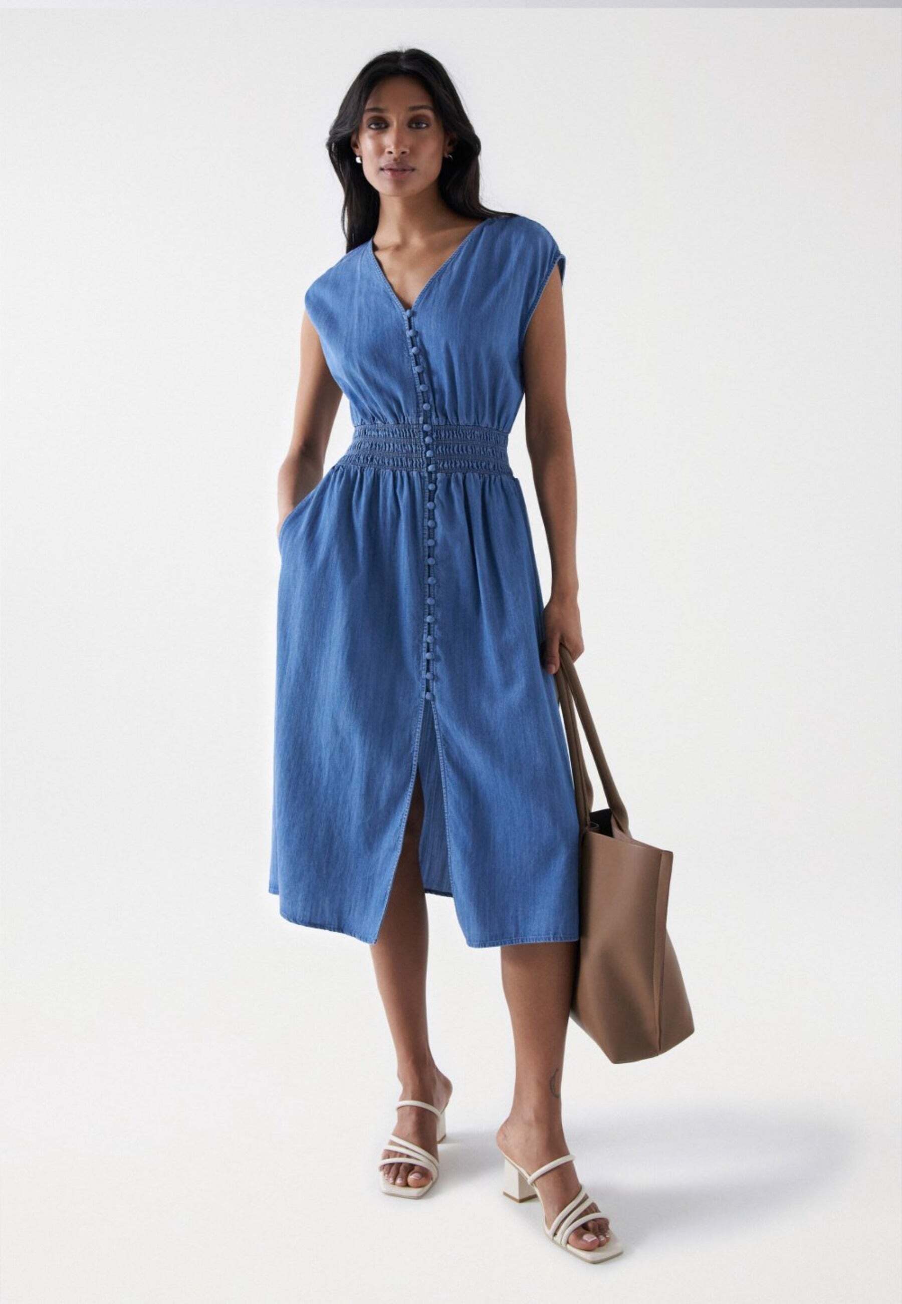 Salsa Jeanskleid »Salsa Jeans Kleider Midi Dress Lightdenim« Salsa Jeanskleid »Salsa Jeans Kleider Midi Dress Lightdenim« von Salsa