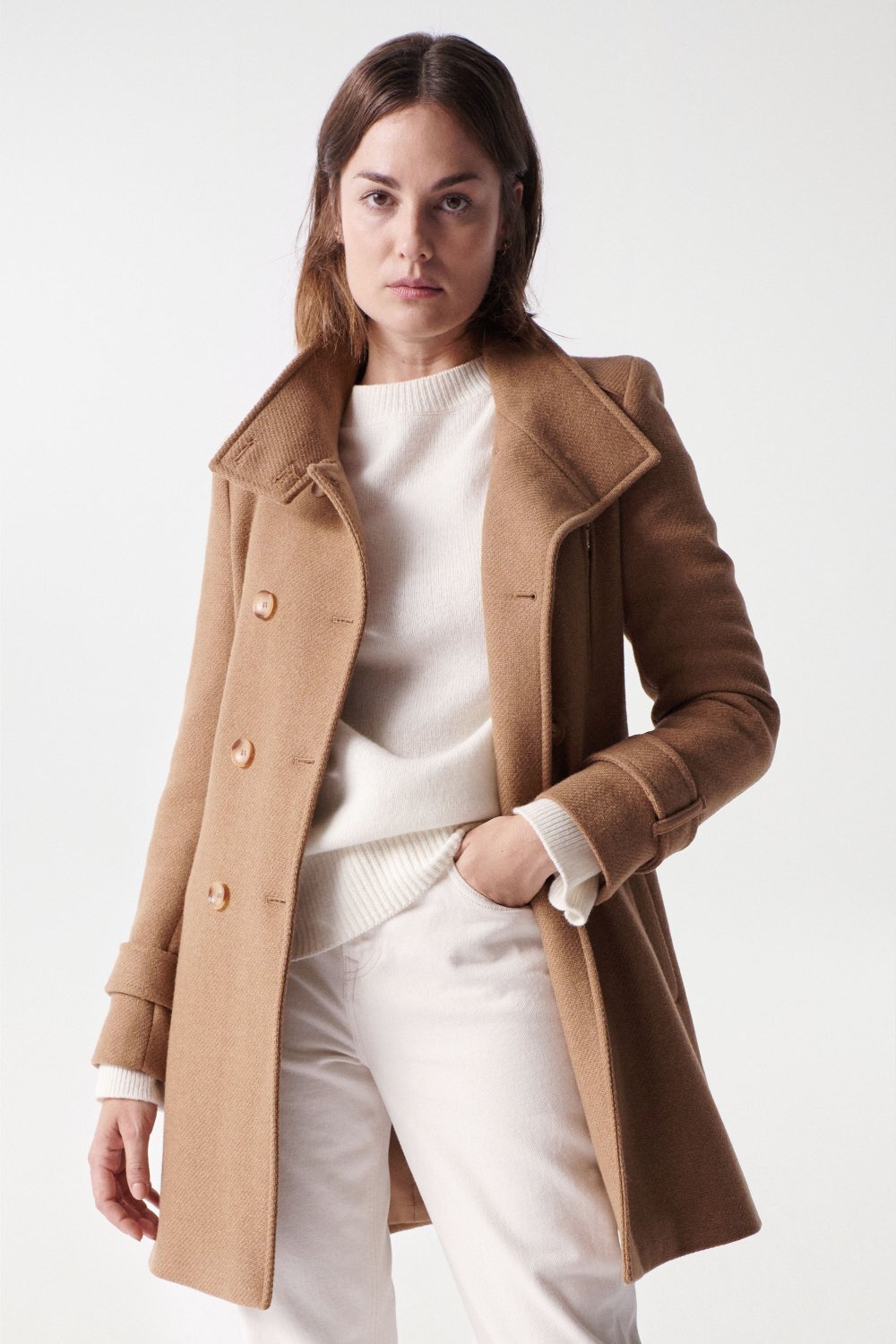 Salsa Langjacke »Salsa Jeans Jacken Grace Long Woollen Coat« Salsa Langjacke »Salsa Jeans Jacken Grace Long Woollen Coat« von Salsa