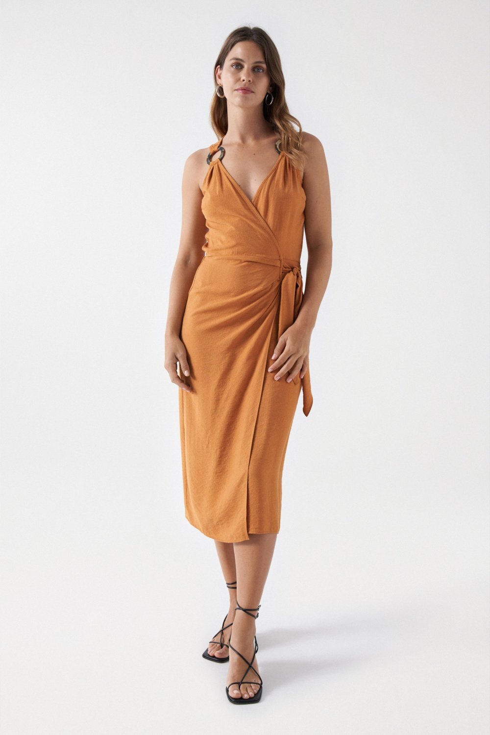 Salsa Midikleid »Salsa Jeans Kleider Wrap Midi Dress« von Salsa