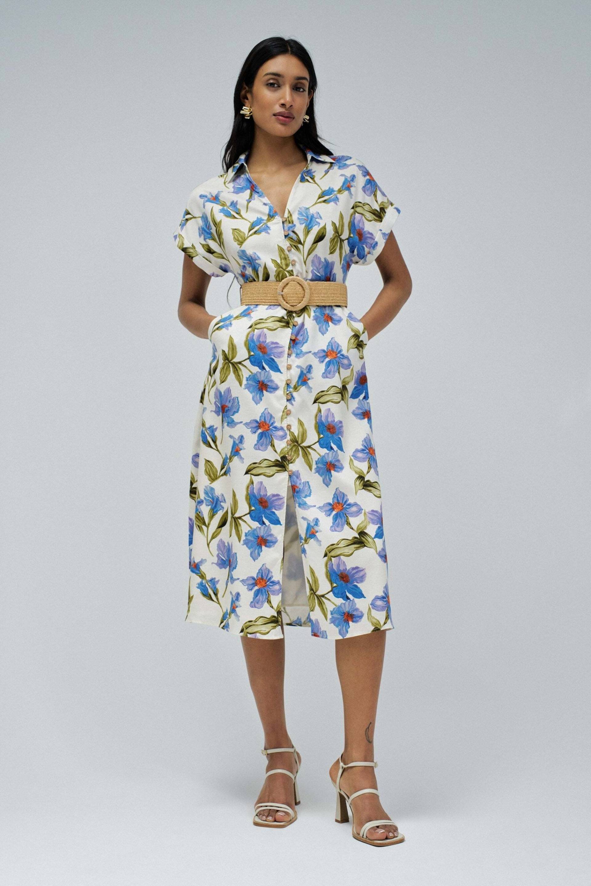 Salsa Midikleid »Salsa Jeans Midikleid Linen Shirt Dress With Front Buttoned Belt« Salsa Midikleid »Salsa Jeans Midikleid Linen Shirt Dress With Front Buttoned Belt« von Salsa