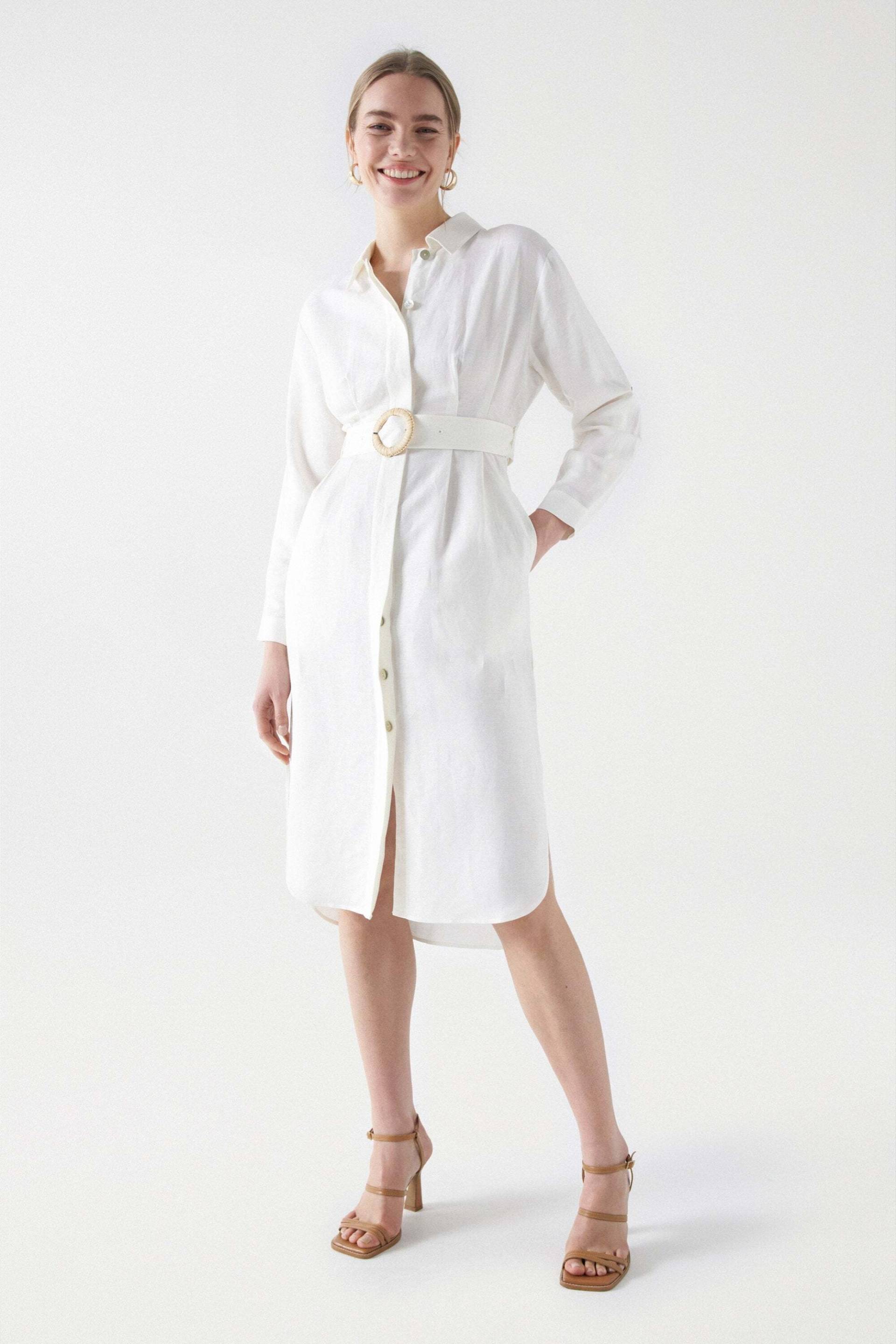 Salsa Minikleid »Salsa Jeans Kleider Linen Shirt Dress« Salsa Minikleid »Salsa Jeans Kleider Linen Shirt Dress« von Salsa