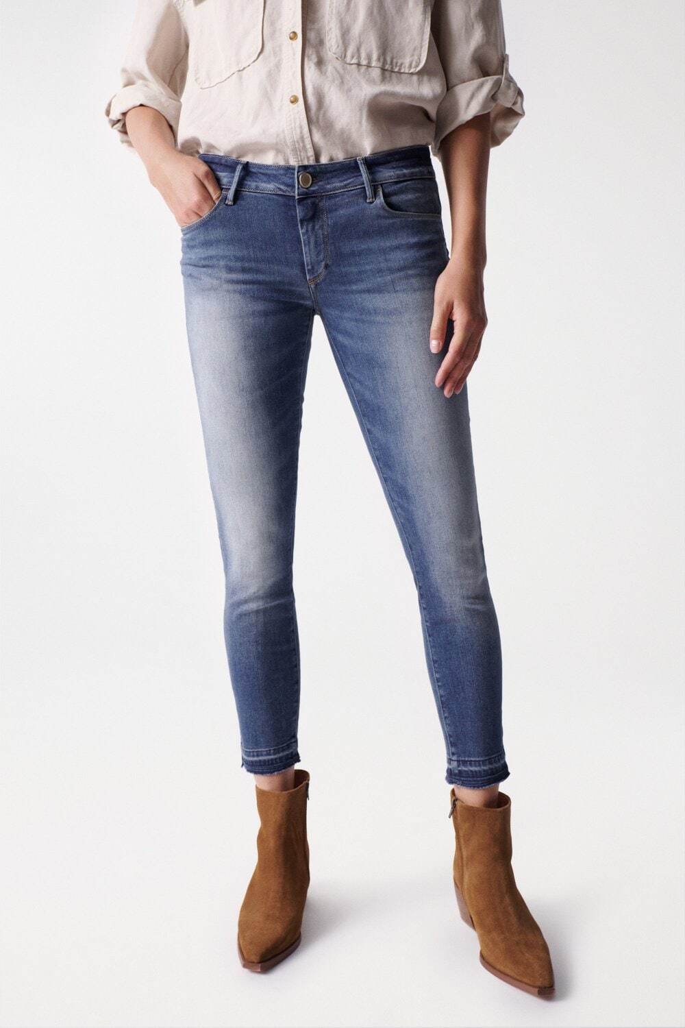 Salsa Skinny-fit-Jeans »Salsa Jeans Jeans Wonder Cropped Skinny« von Salsa