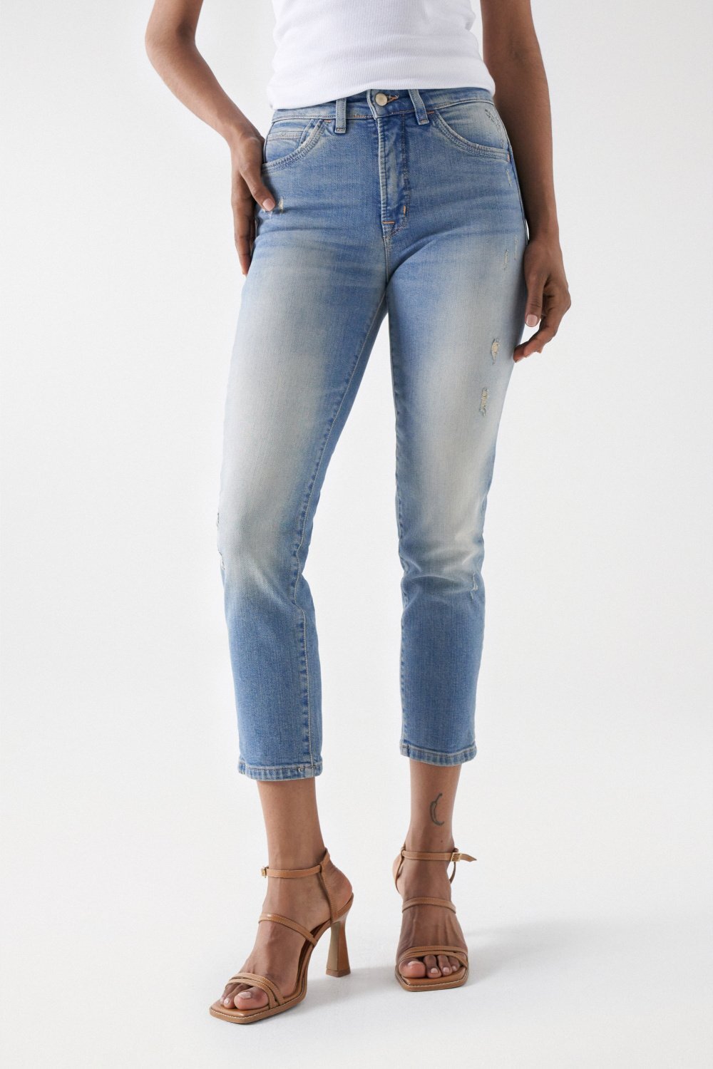 Salsa Slim-fit-Jeans »Salsa Jeans Jeans Faith Cropped Slim« von Salsa