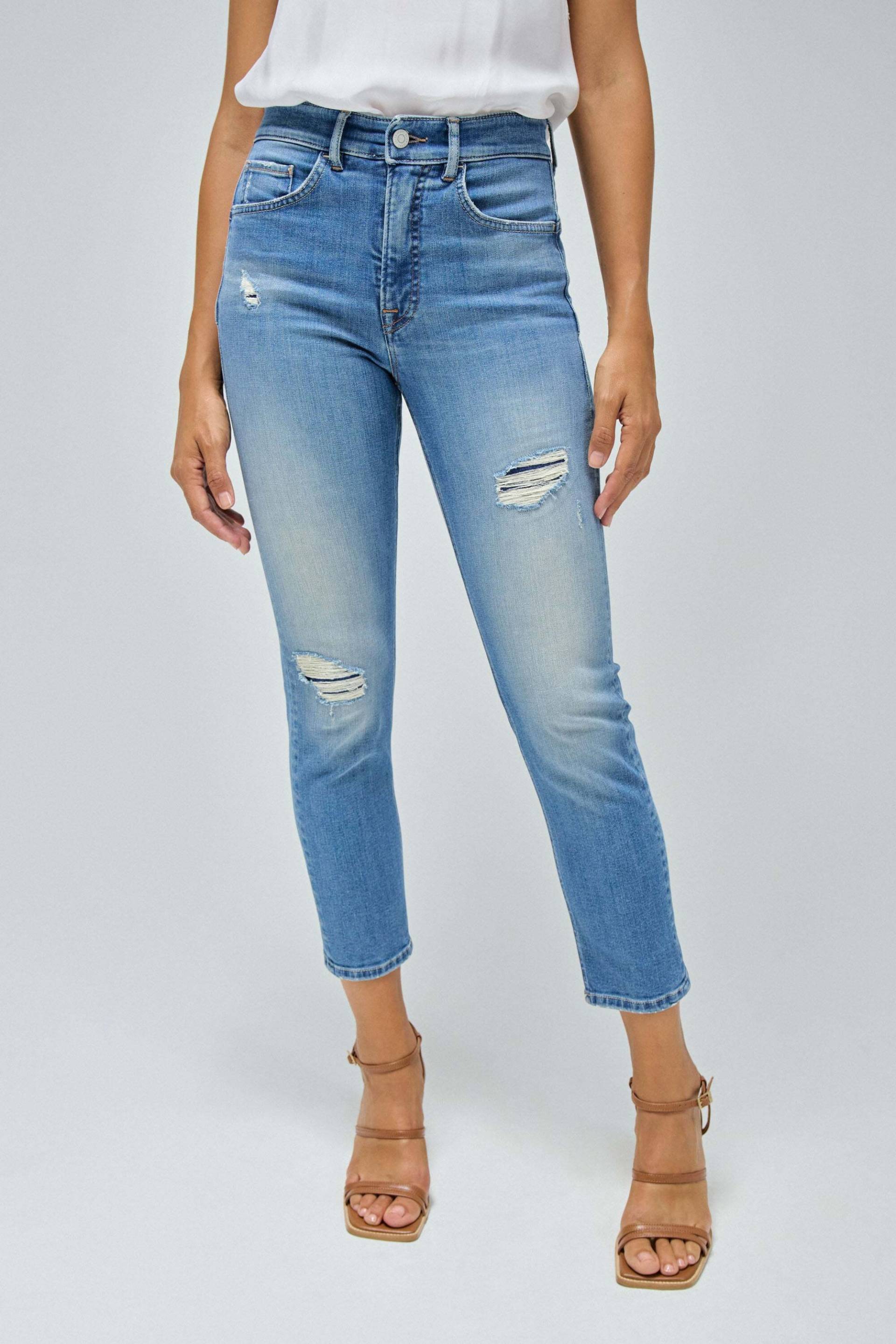 Salsa Slim-fit-Jeans »Salsa Jeans Jeans Faith Destroyed Greencast« Salsa Slim-fit-Jeans »Salsa Jeans Jeans Faith Destroyed Greencast« von Salsa