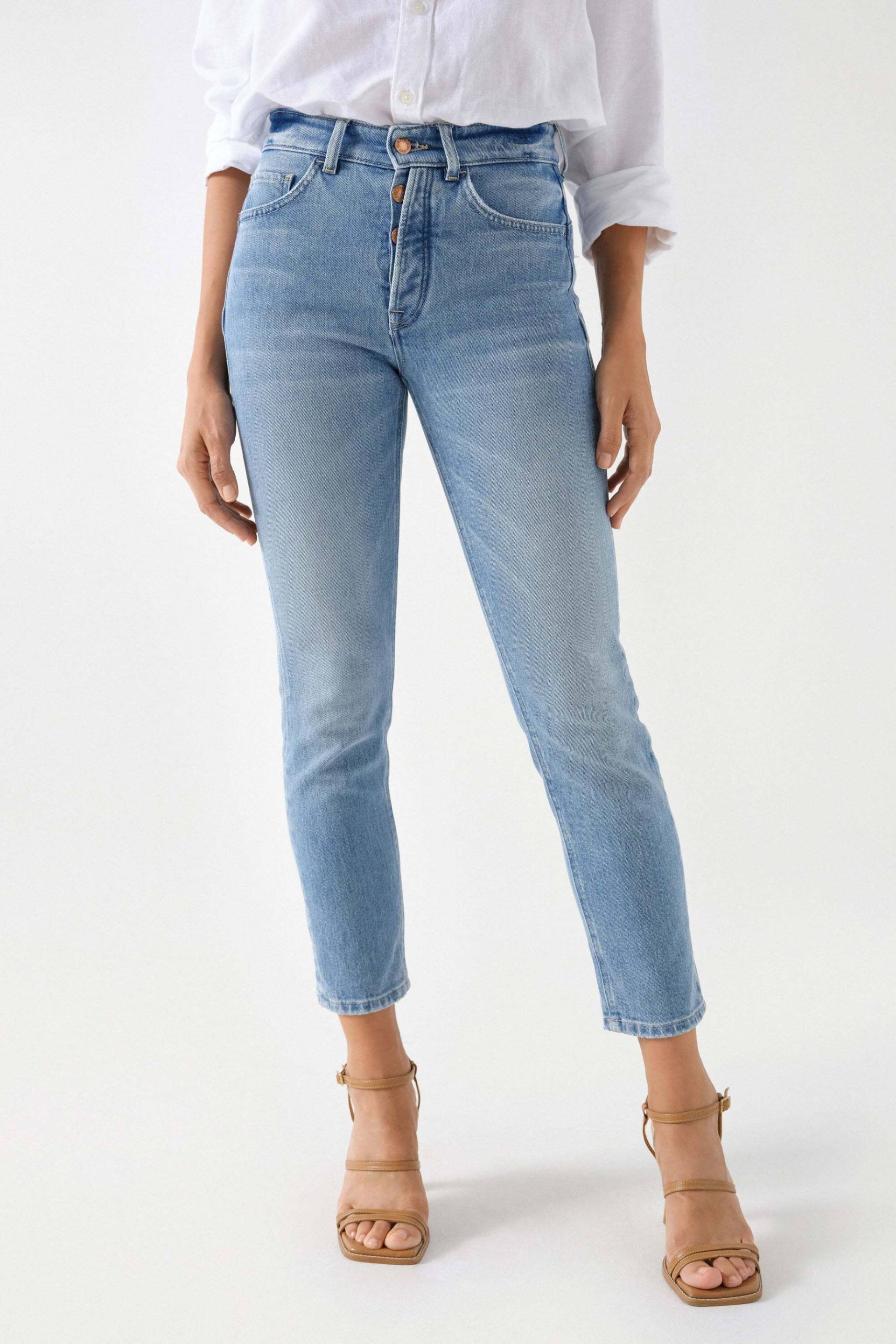 Salsa Slim-fit-Jeans »Salsa Jeans Jeans Faith Light Wash Button Detail« Salsa Slim-fit-Jeans »Salsa Jeans Jeans Faith Light Wash Button Detail« von Salsa