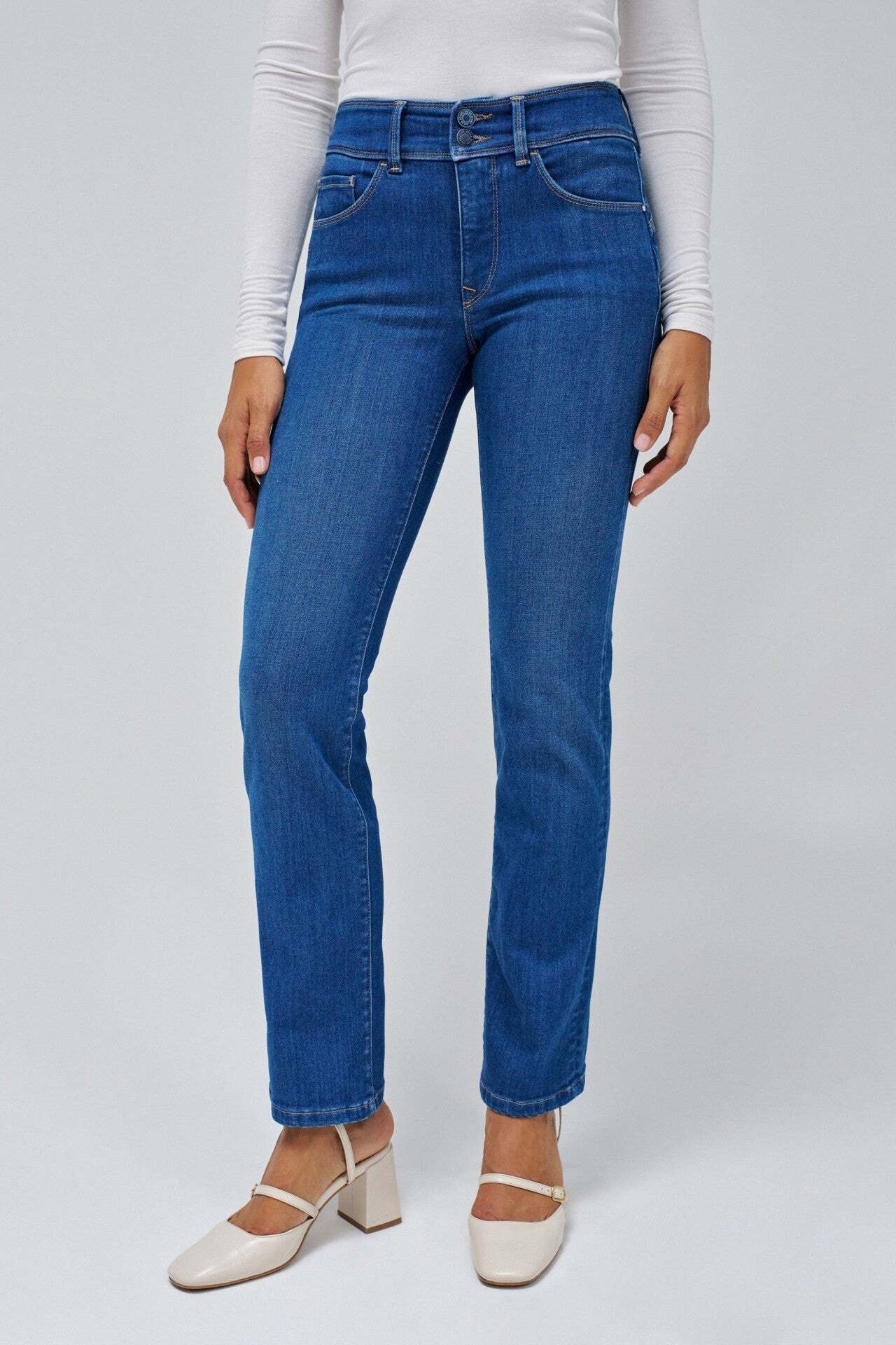 Salsa Straight-Jeans »Salsa Jeans Jeans Secret Straight Medium Wash« Salsa Straight-Jeans »Salsa Jeans Jeans Secret Straight Medium Wash« von Salsa
