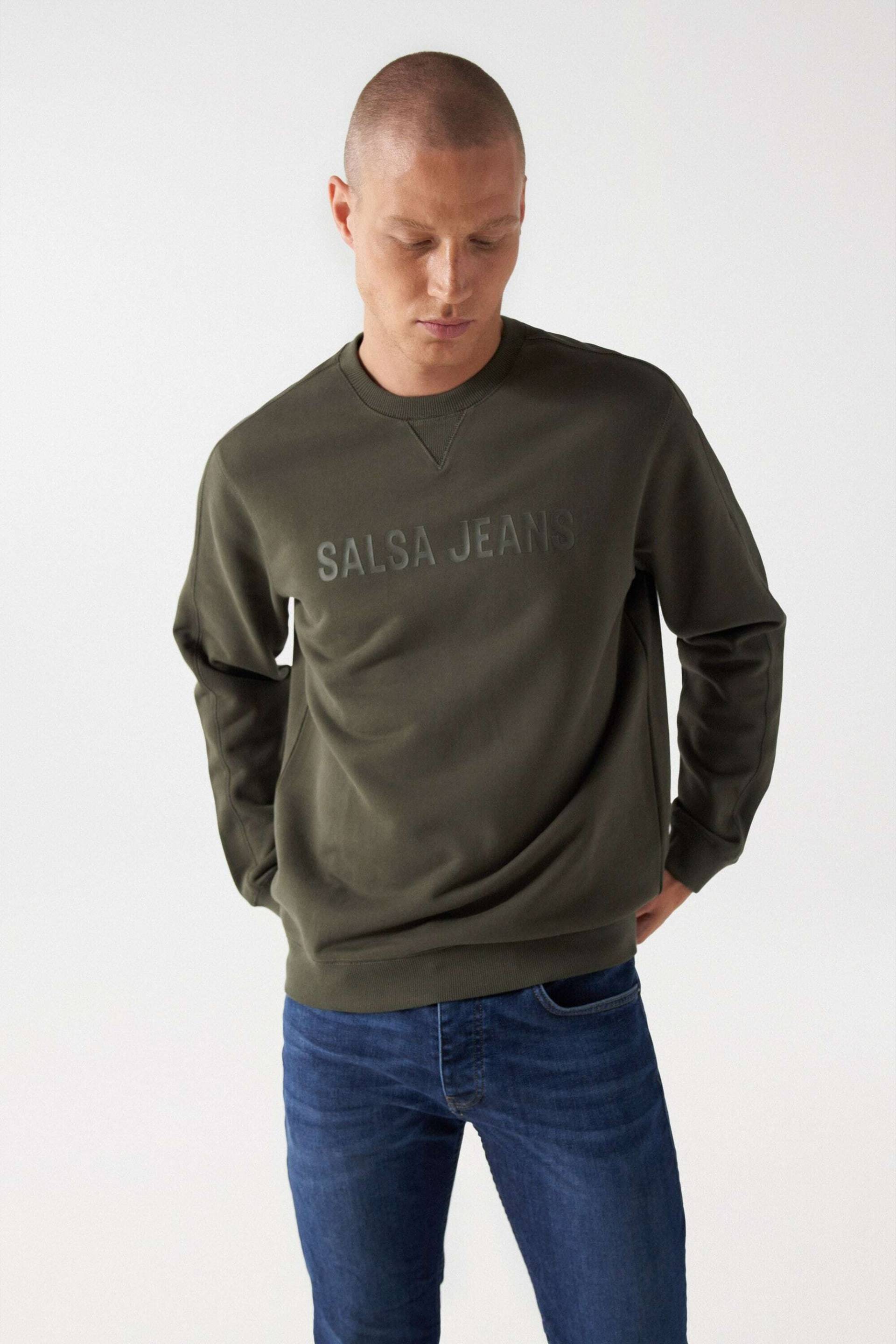 Salsa Sweatshirt »Kapuzenpullover French Terry Branding Sweater« Salsa Sweatshirt »Kapuzenpullover French Terry Branding Sweater« von Salsa