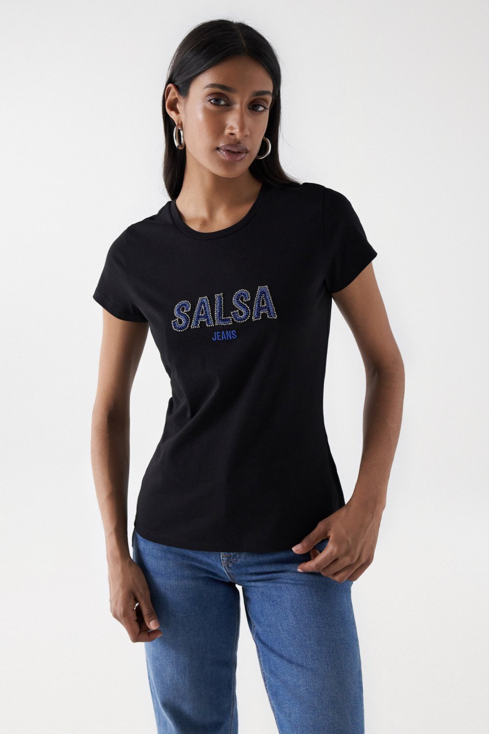 Salsa T-Shirt »Salsa Jeans T-Shirt T-Shirt Institutional Beaded« Salsa T-Shirt »Salsa Jeans T-Shirt T-Shirt Institutional Beaded« von Salsa