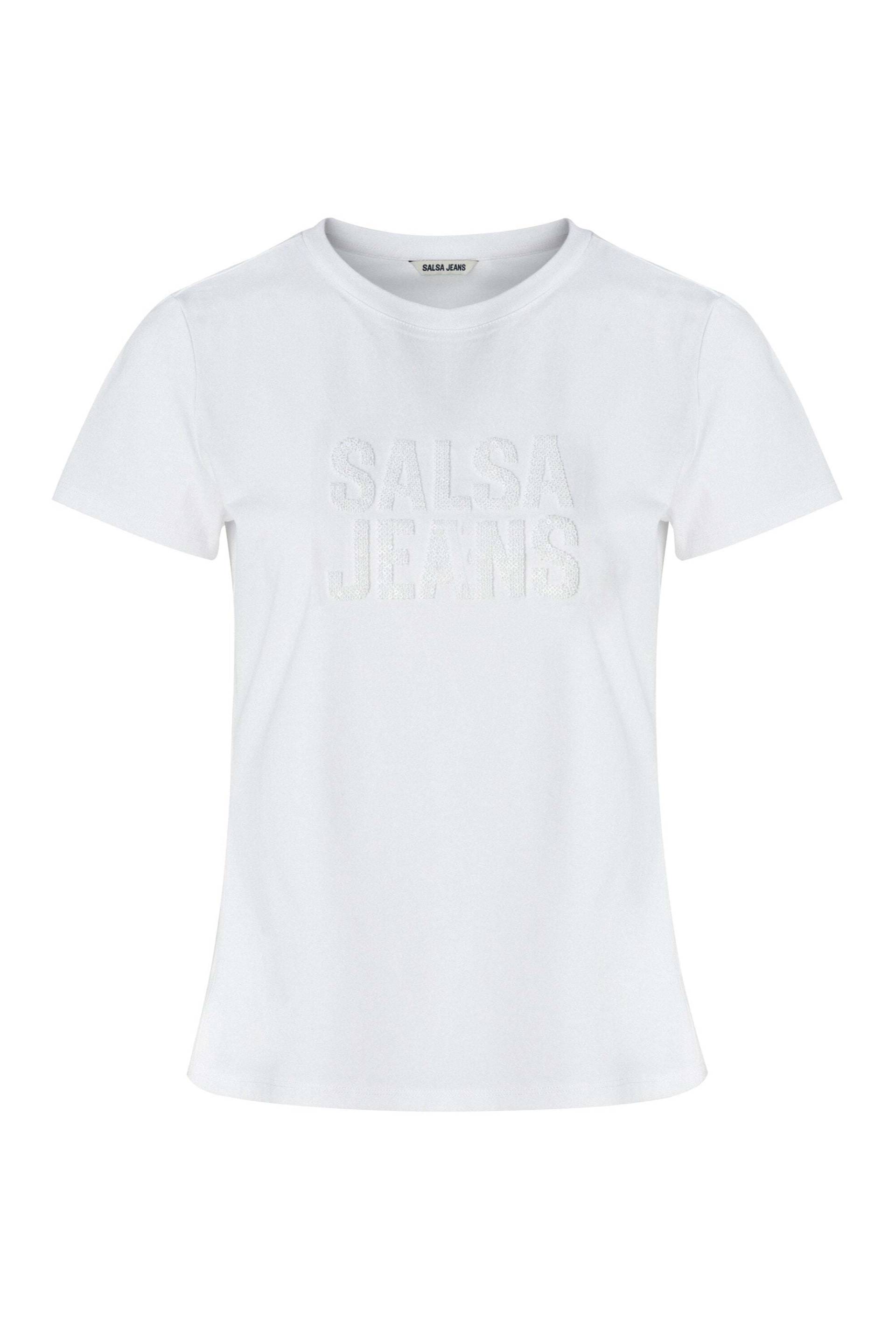Salsa T-Shirt »Salsa Jeans T-Shirts Embroidered Logo T-Shirt« Salsa T-Shirt »Salsa Jeans T-Shirts Embroidered Logo T-Shirt« von Salsa