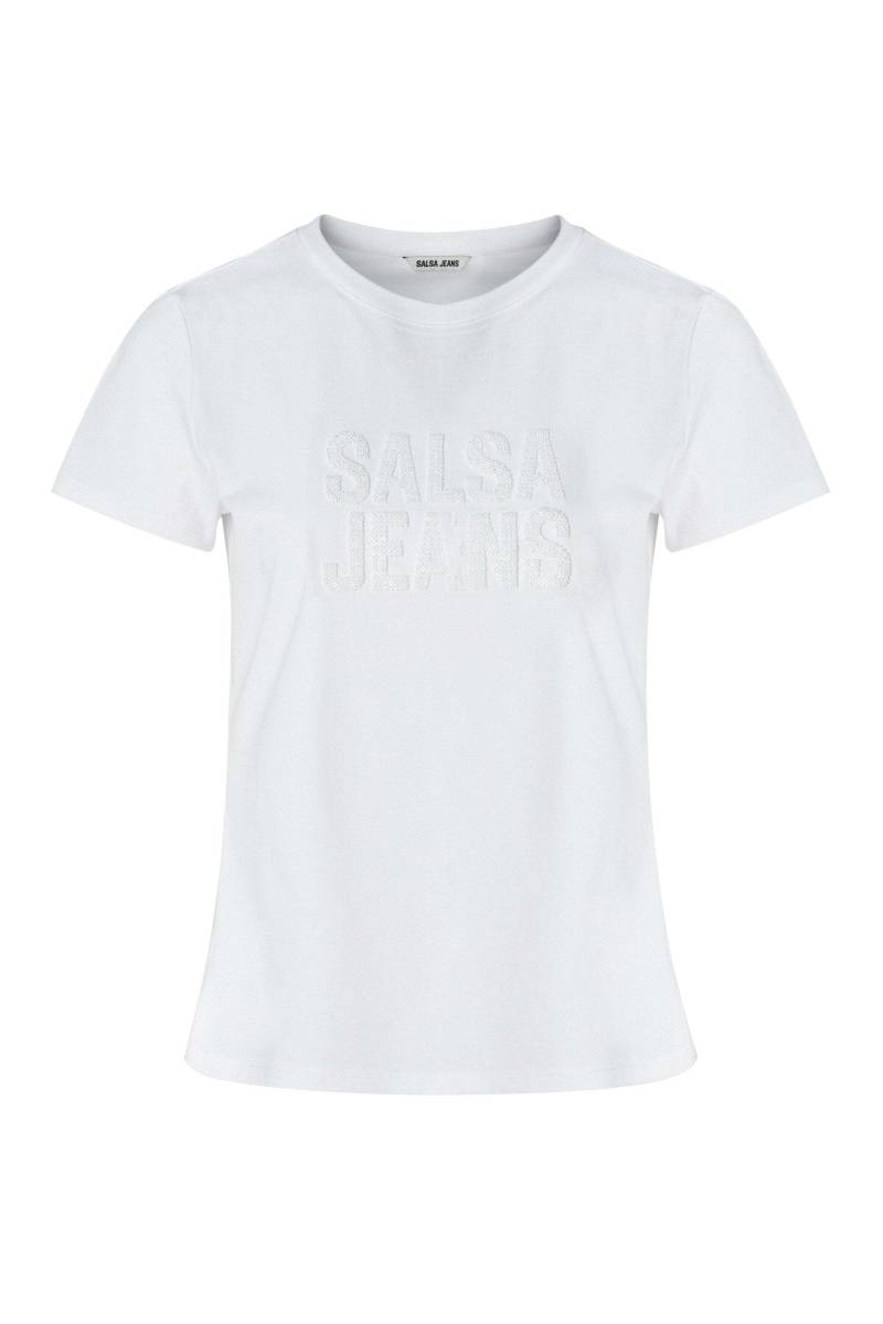 Salsa T-Shirt »Salsa Jeans T-Shirts Embroidered Logo T-Shirt« von Salsa