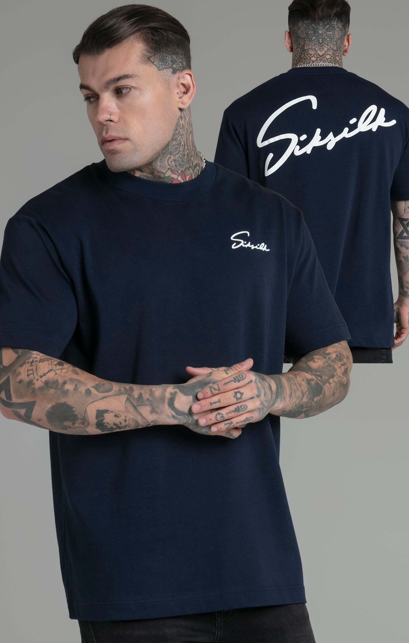 Salsa T-Shirt »Siksilk T-Shirts Script T-Shirt« von Salsa