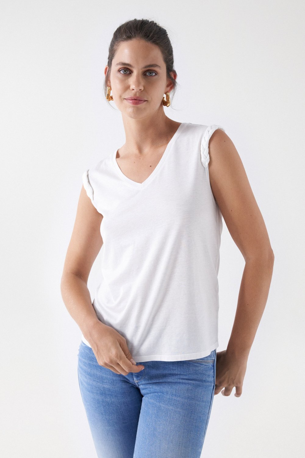 Salsa Tanktop »Salsa Jeans Tops Braided Detailed Top« Salsa Tanktop »Salsa Jeans Tops Braided Detailed Top« von Salsa
