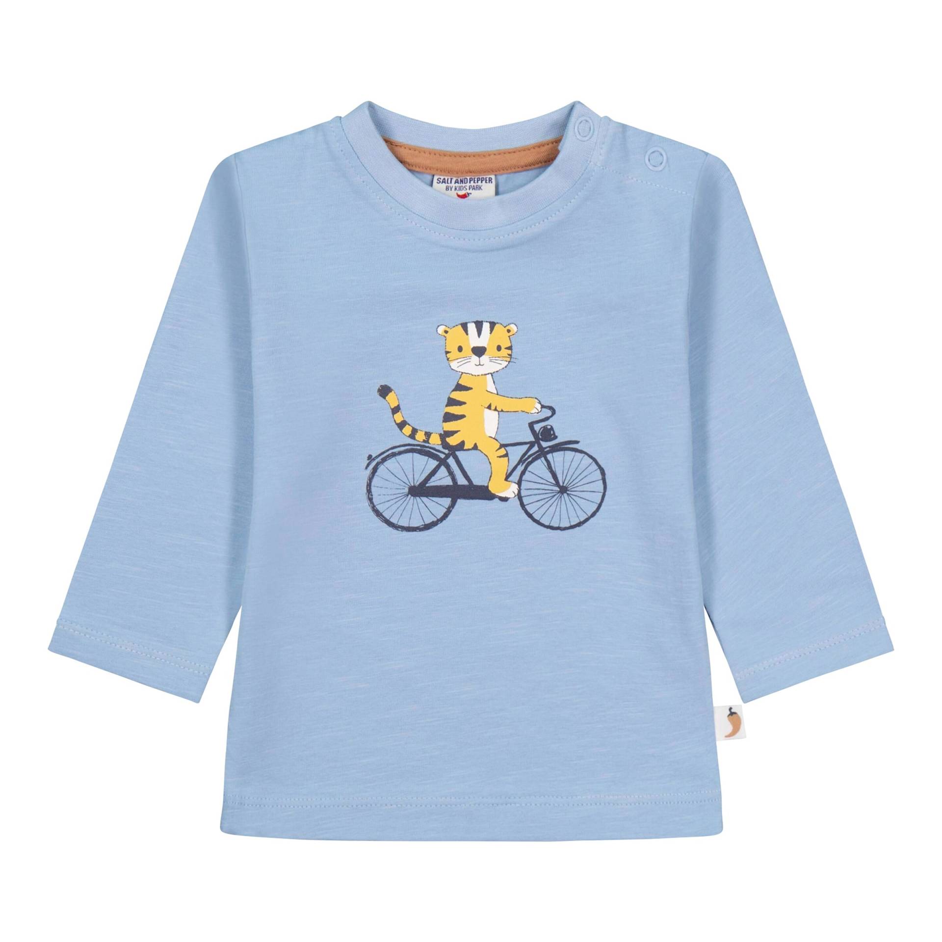 Shirt langarm Fahrrad Tiger von Salt and Pepper