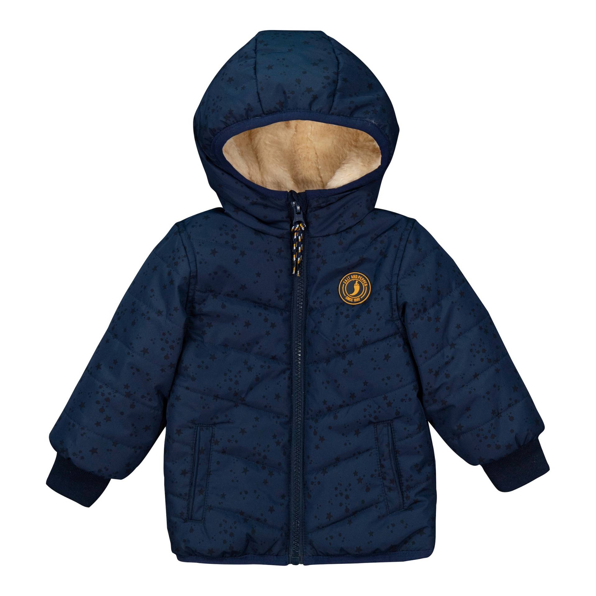 Steppjacke mit Kapuze Plüschfutter Sterne Steppjacke mit Kapuze Plüschfutter Sterne von Salt and Pepper