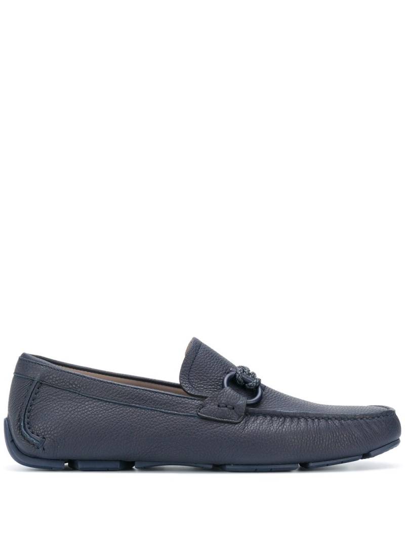 Ferragamo Gancini moccasin driver shoes - Blue von Ferragamo