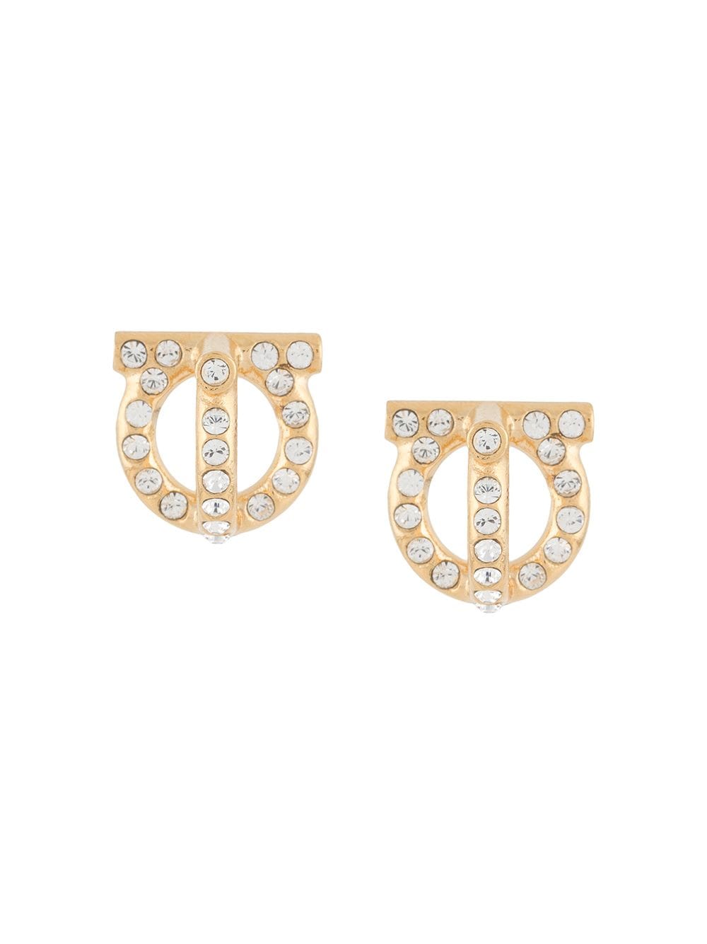 Ferragamo Gancini-motif earrings - Gold von Ferragamo