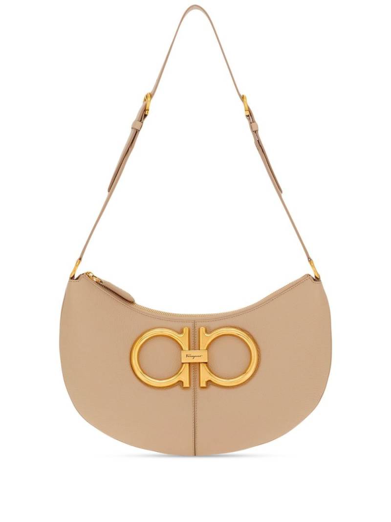 Ferragamo Maxi Gancio shoulder bag - Neutrals von Ferragamo