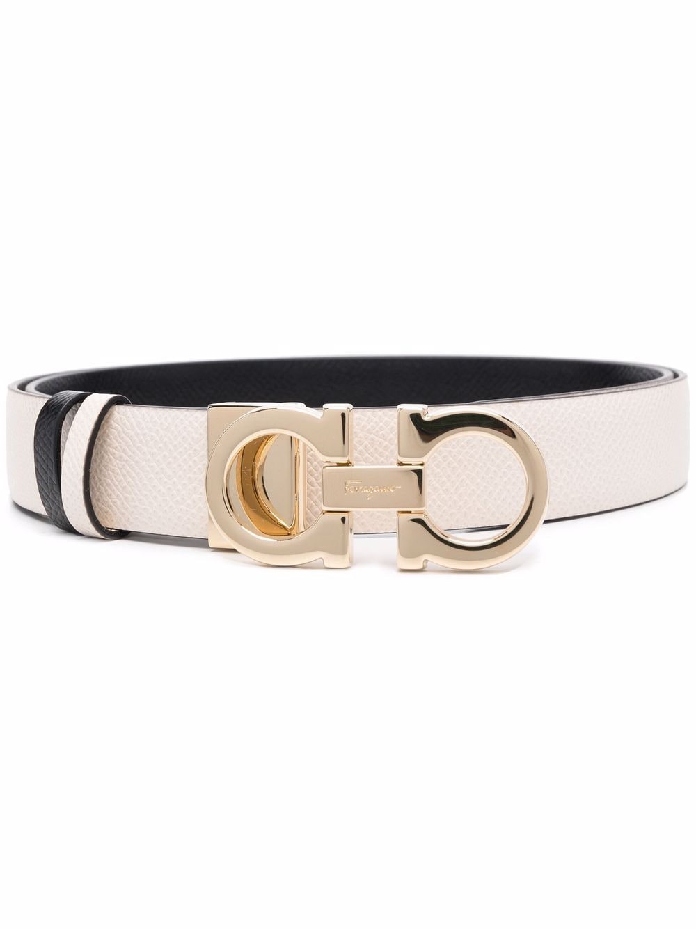 Ferragamo Gancini reversible belt - Neutrals von Ferragamo