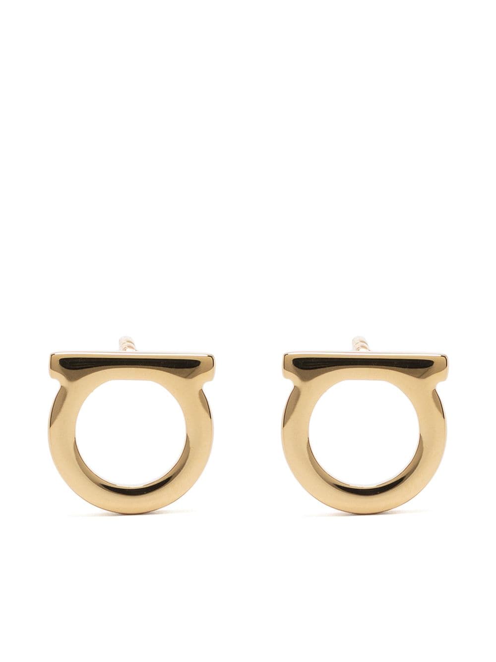 Ferragamo Gancini stud earrings - Gold von Ferragamo