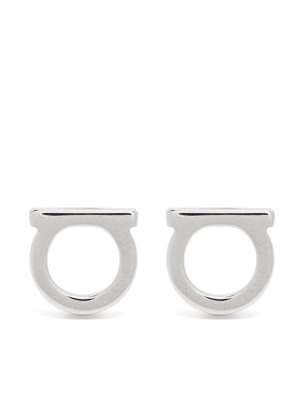 Ferragamo Gancini stud earrings - Silver von Ferragamo