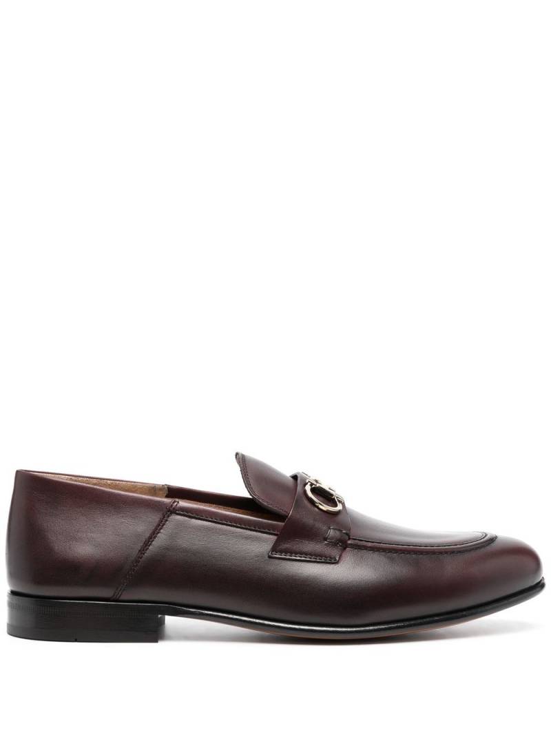 Ferragamo Ottone Gancini-buckle loafers - Purple von Ferragamo