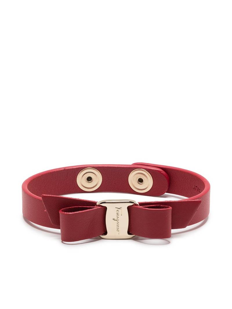 Ferragamo Vara Bow bracelet - Red von Ferragamo